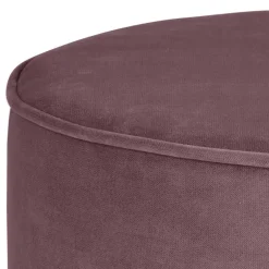 Wohnen 60x36x60 Zylinderförmiger Hocker aus Samt - Jowella