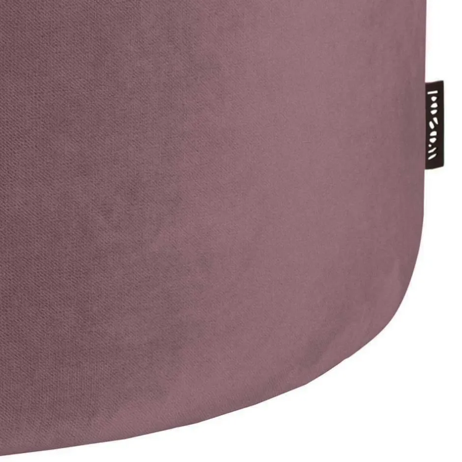 Wohnen 60x36x60 Zylinderförmiger Hocker aus Samt - Jowella