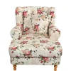 XXL Landhaus Sessel mit Rosen Muster - Gelvino^Wohnen Best