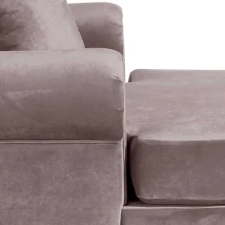 Wohnen XXL Ohrenbackensessel in Rosa Samtvelours - Scolari