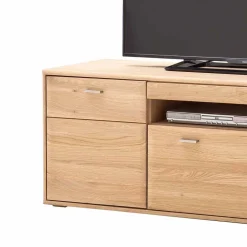 Zeitloses TV Element in Eiche Bianco - Vernella^Wohnen Discount