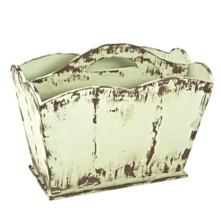 Wohnen Zeitschriftenständer Keopado im Shabby Chic Look