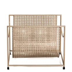 Wohnen Zeitungsständer aus Stahl in Gold - Cinema