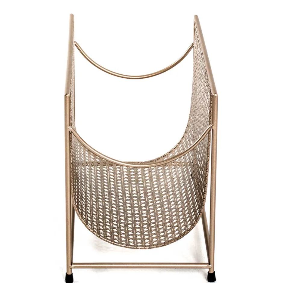 Wohnen Zeitungsständer aus Stahl in Gold - Cinema