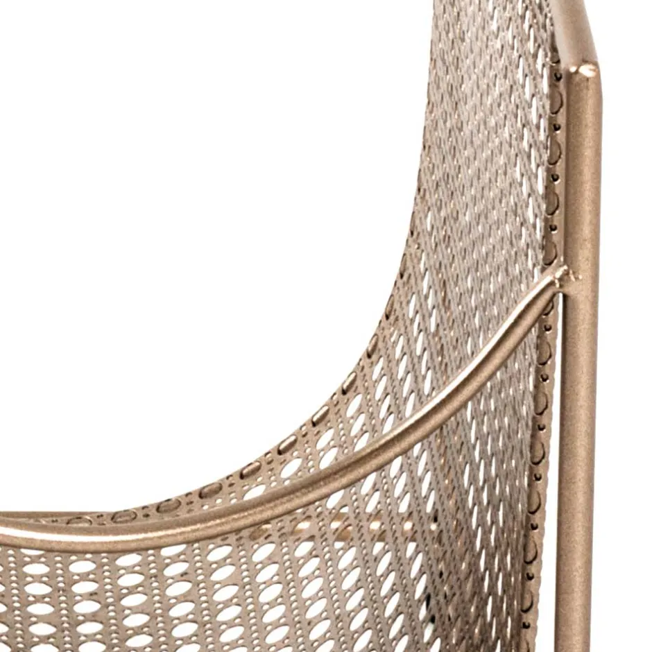 Wohnen Zeitungsständer aus Stahl in Gold - Cinema