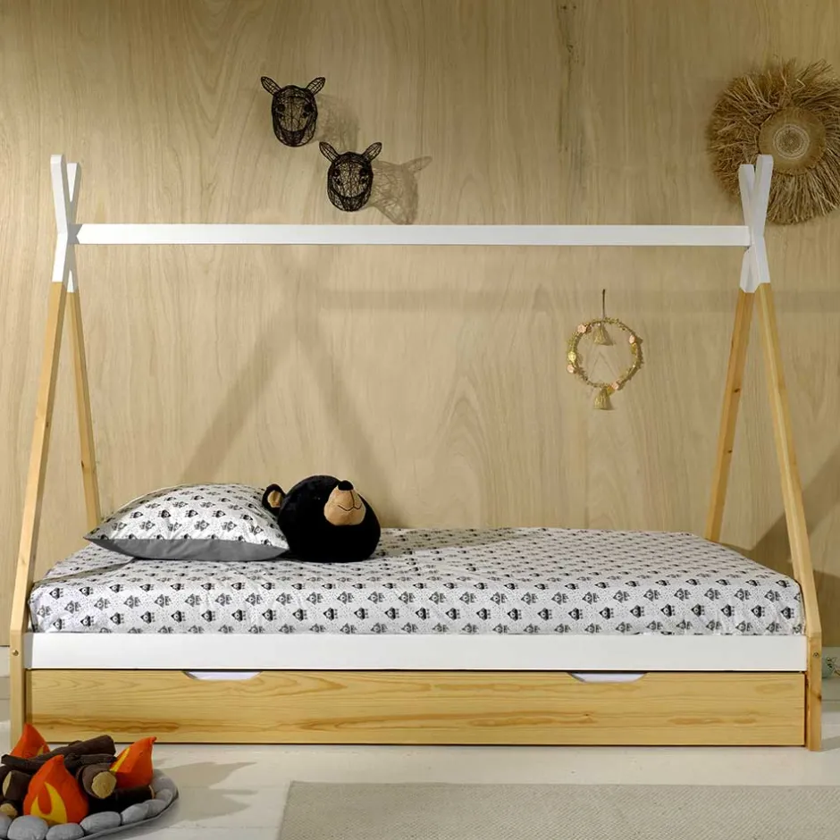 Kinder Wohnen Zeltbett mit Schublade für Kinder - Shower