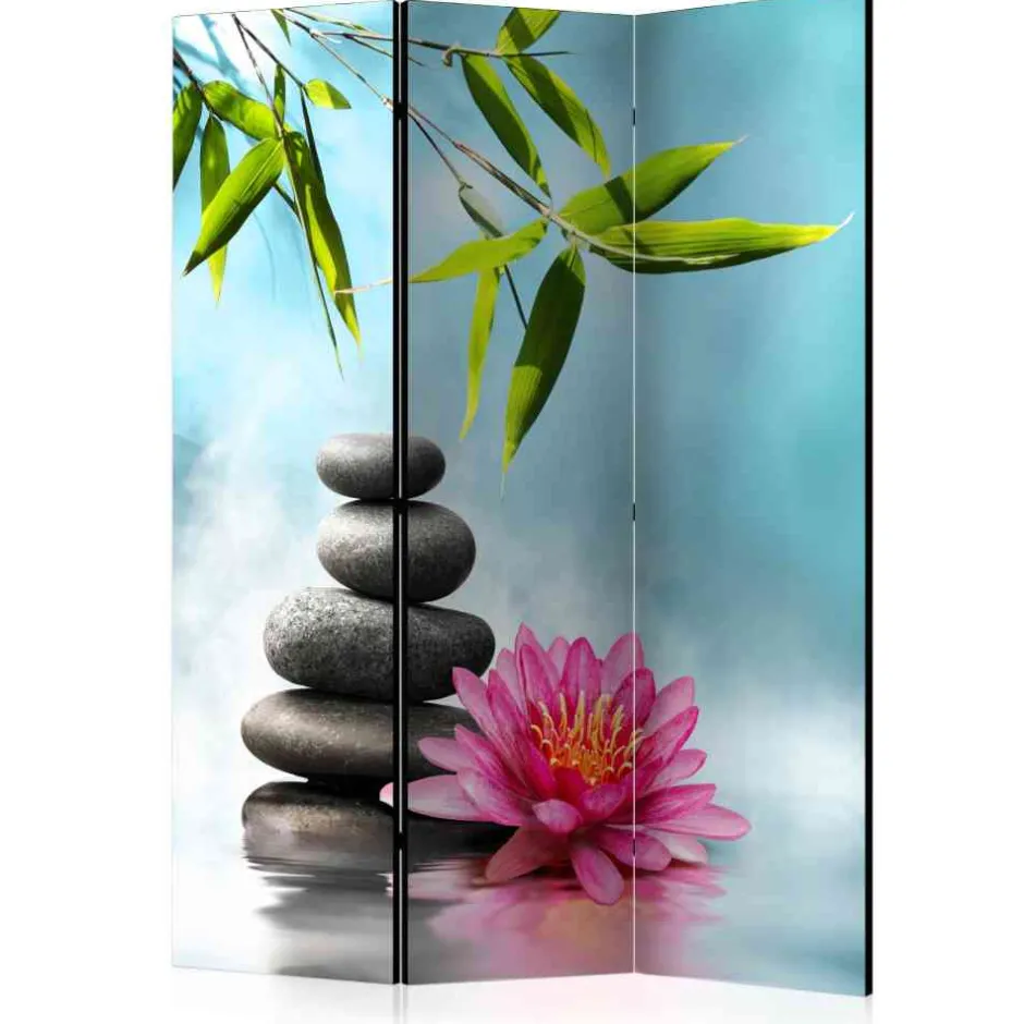 Zen Style Paravent Seerose in Pink - Adios^Wohnen Best