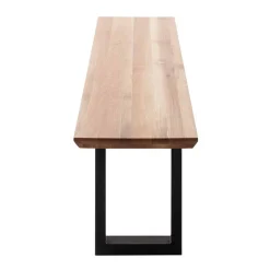 Zerreiche Esstischbank mit Schweizer Kante - Osla^Wohnen