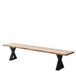 Zerreiche Esszimmerbank mit Baumkanten - Lagon^Wohnen Online