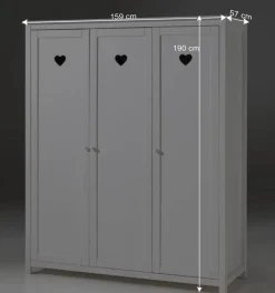 Zimmereinrichtung Grandory für Teenager (vierteilig)^Wohnen