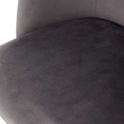 Zwei Esstischstühle in Grau Samt - Antonio (2er Set)^Wohnen