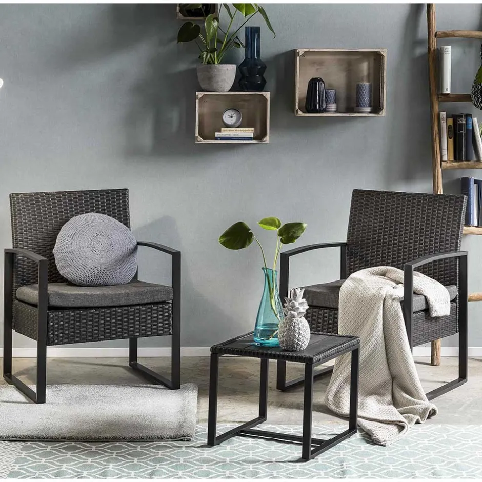 Zwei Gartensessel & Beistelltisch - Laki (dreiteilig)^Wohnen Best