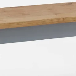 Wohnen Zweifarbige Esszimmerbank in Laugenfarbig & Grau - Nivada