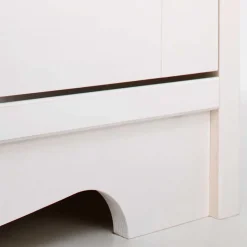 Wohnen Zweifarbige Landhaus Vitrine mit vier Türen - Ribeiro