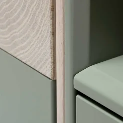 Zweifarbiges TV Board mit Gerätefach - Ajevos^Wohnen Clearance