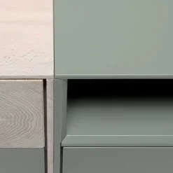 Zweifarbiges TV Board mit Gerätefach - Ajevos^Wohnen Clearance