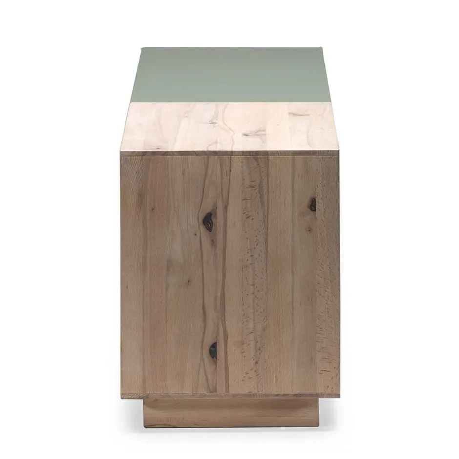 Zweifarbiges TV Board mit Gerätefach - Ajevos^Wohnen Clearance