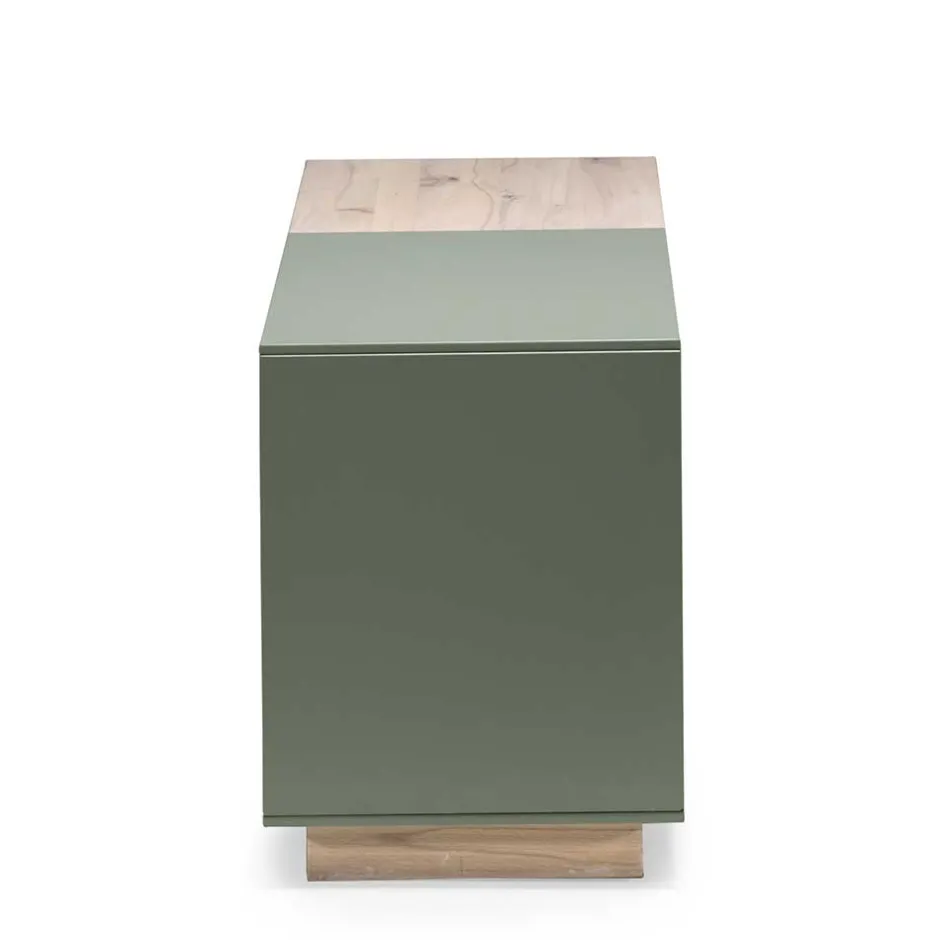 Zweifarbiges TV Board mit Gerätefach - Ajevos^Wohnen Clearance