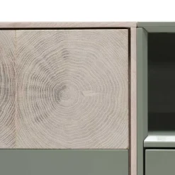 Zweifarbiges TV Board mit Gerätefach - Ajevos^Wohnen Clearance