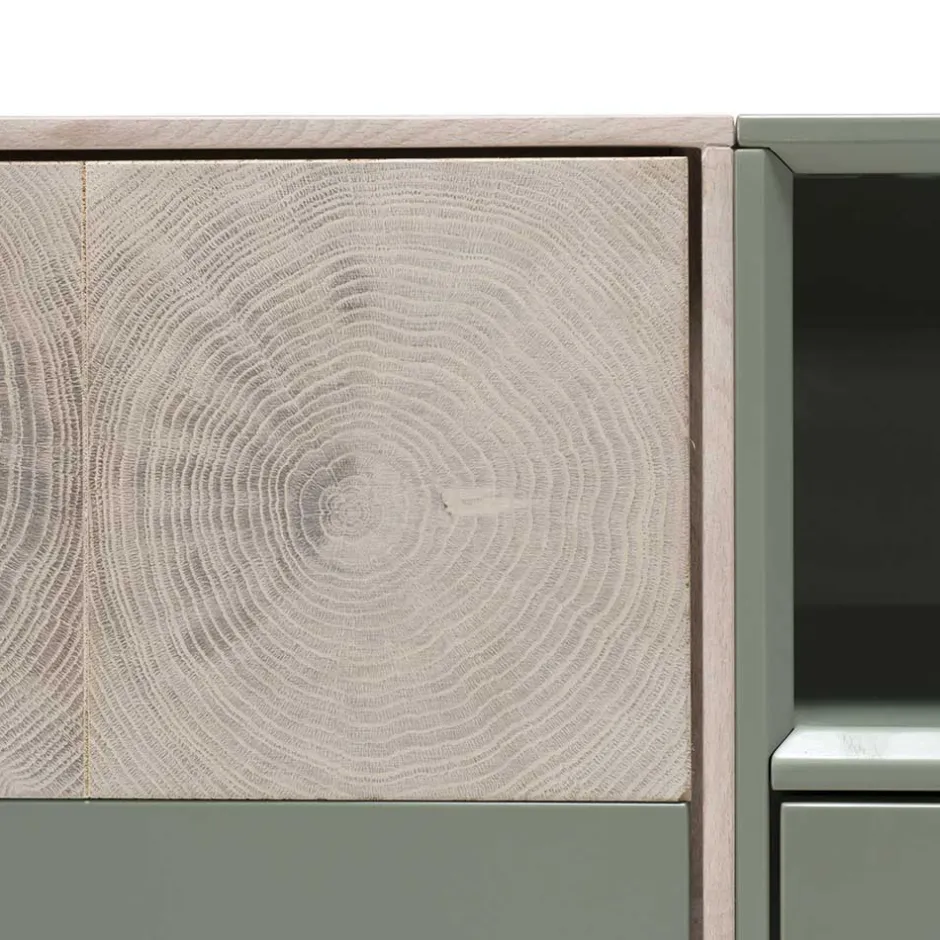 Zweifarbiges TV Board mit Gerätefach - Ajevos^Wohnen Clearance