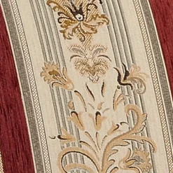 Zweisitzer Couch in Rot Braun Beige gestreift - Comi^Wohnen Online