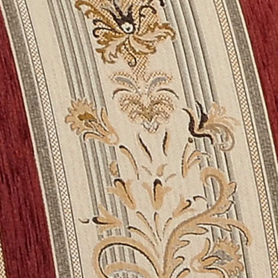 Zweisitzer Couch in Rot Braun Beige gestreift - Comi^Wohnen Online