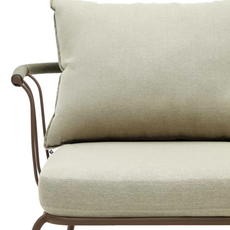 Zweisitzer Gartensofa in Braun - Ragusca^Wohnen Outlet