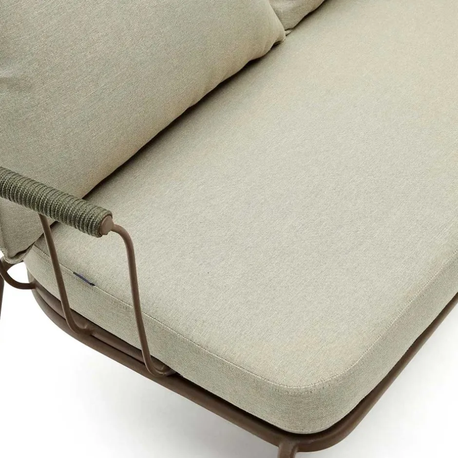 Zweisitzer Gartensofa in Braun - Ragusca^Wohnen Outlet