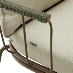 Zweisitzer Gartensofa in Braun - Ragusca^Wohnen Outlet