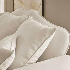 Zweisitzer Sofa in Beige & Dunkelbraun - Merandes^Wohnen Best