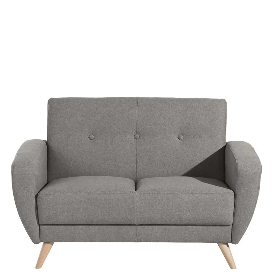 Zweisitzer Sofa in Grau Microfaser - Durencas^Wohnen Online
