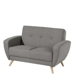 Zweisitzer Sofa in Grau Microfaser - Durencas^Wohnen Online