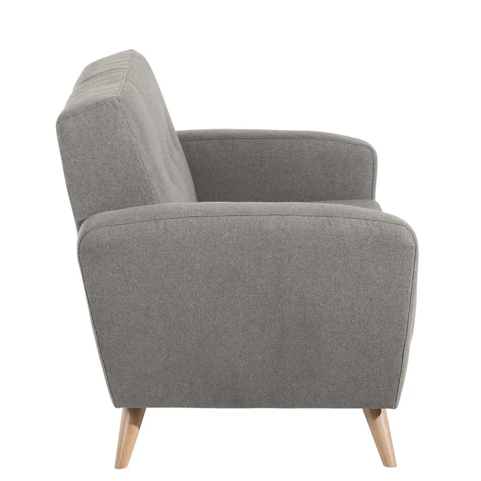 Zweisitzer Sofa in Grau Microfaser - Durencas^Wohnen Online