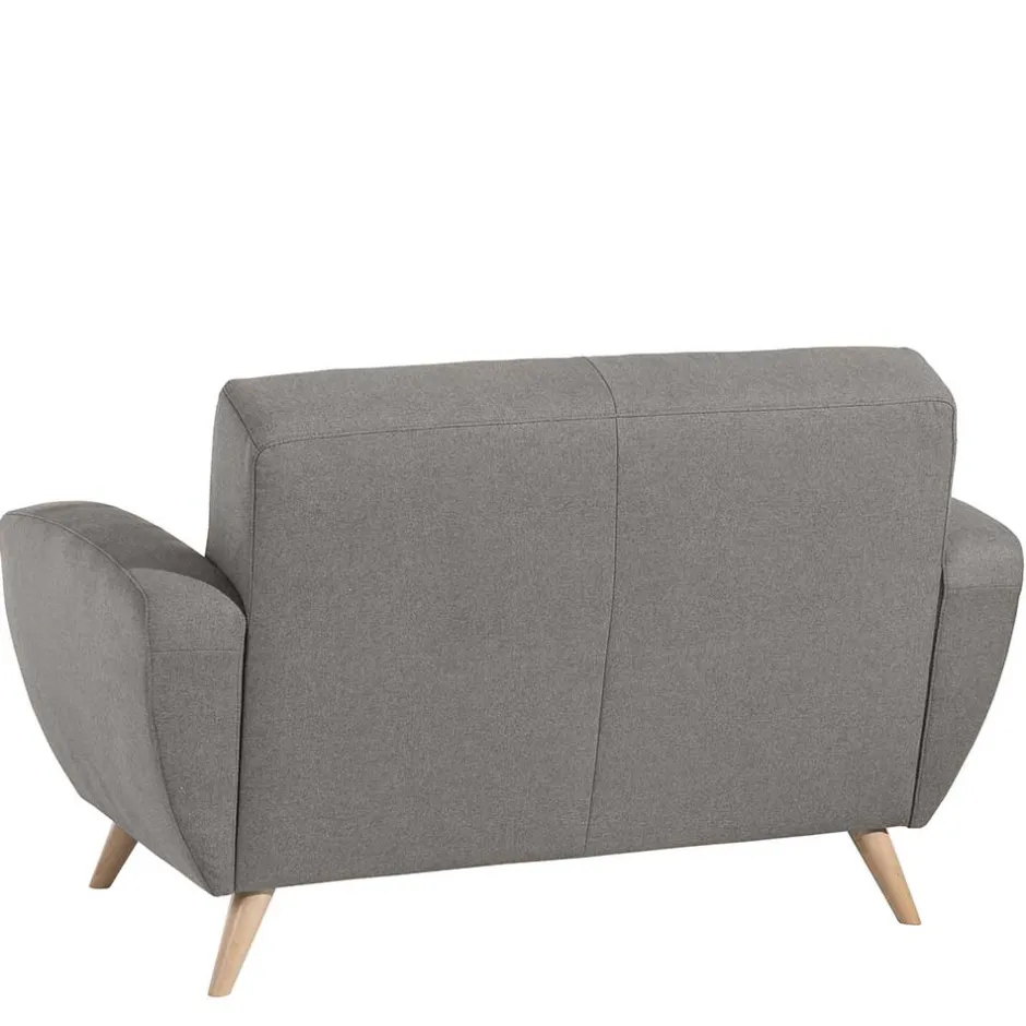 Zweisitzer Sofa in Grau Microfaser - Durencas^Wohnen Online