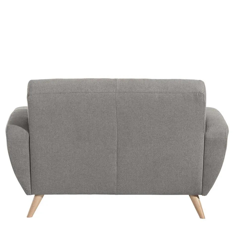 Zweisitzer Sofa in Grau Microfaser - Durencas^Wohnen Online