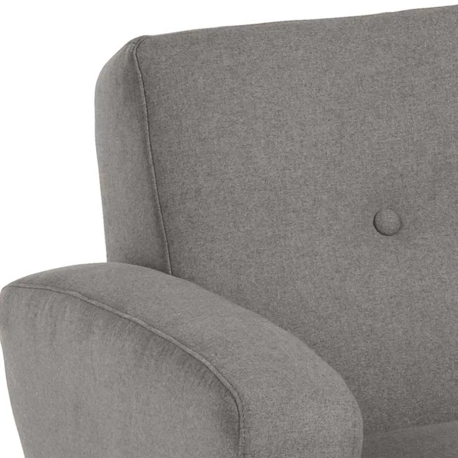 Zweisitzer Sofa in Grau Microfaser - Durencas^Wohnen Online