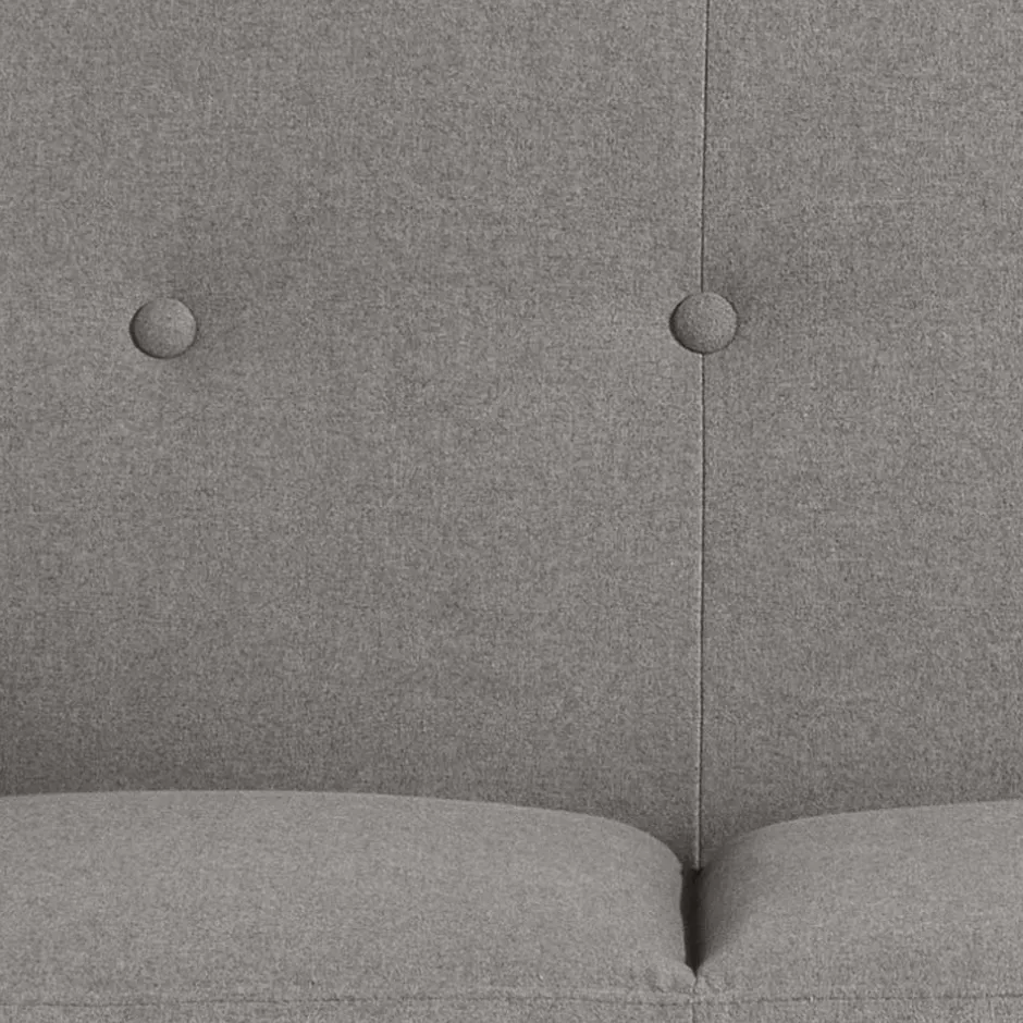 Zweisitzer Sofa in Grau Microfaser - Durencas^Wohnen Online