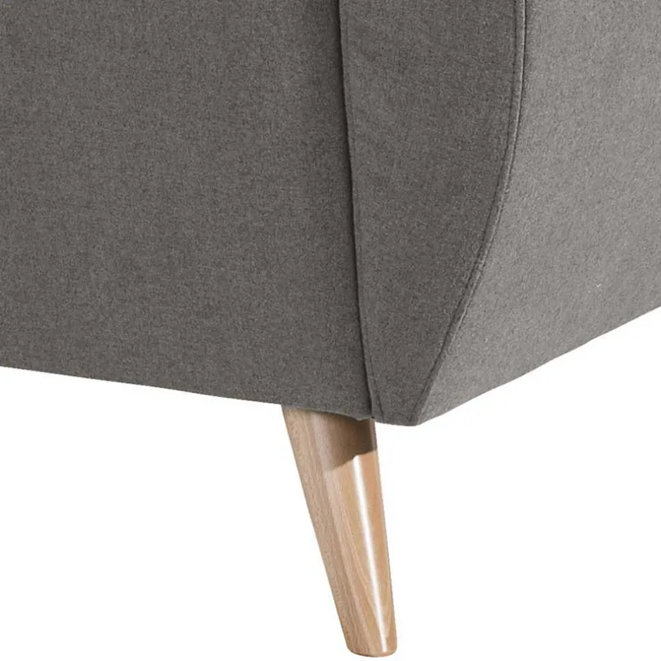 Zweisitzer Sofa in Grau Microfaser - Durencas^Wohnen Online